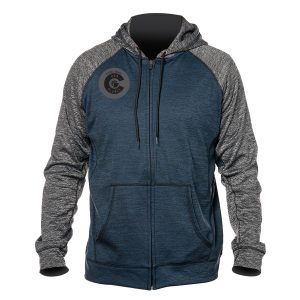 Up Mens Hoodie Leather Patch
